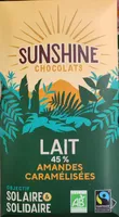 Chocolat lait amandes caramélisées