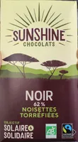 Sunshine chocolats noir noisettes torréfiées