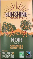Noir 70% oranges confites