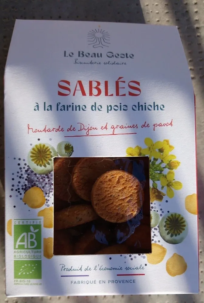 Sablés à la farine de pois chiche