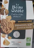 Sablés parmesan fenouil