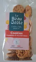Cookies à la framboise et chocolat blanc