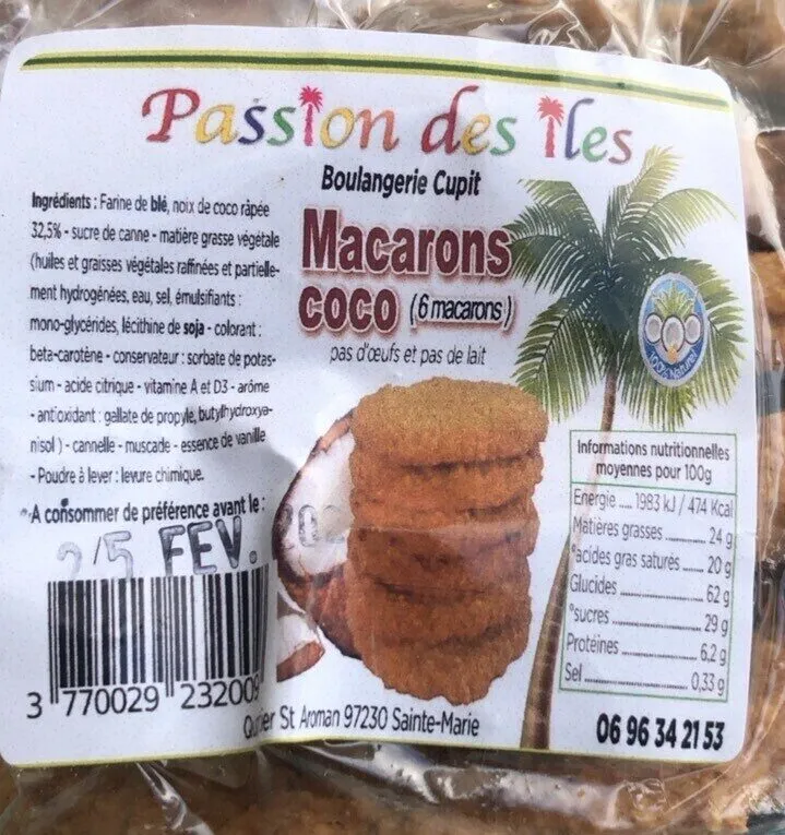Macarons coco