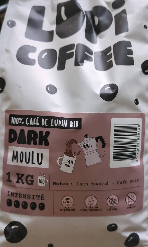Café moulu lupin bio Dark