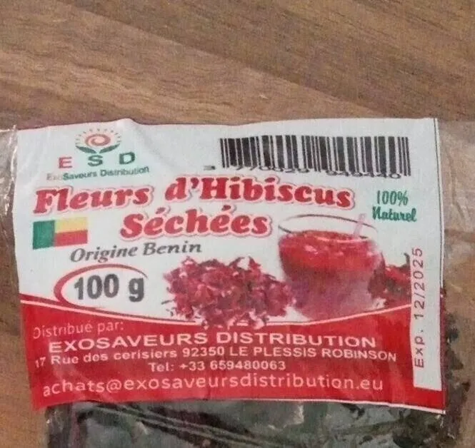 Fleur d'hibiscus séchées