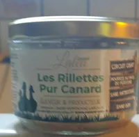 Rillettes pur canard