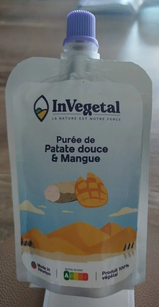 Purée de patate douce et mangue