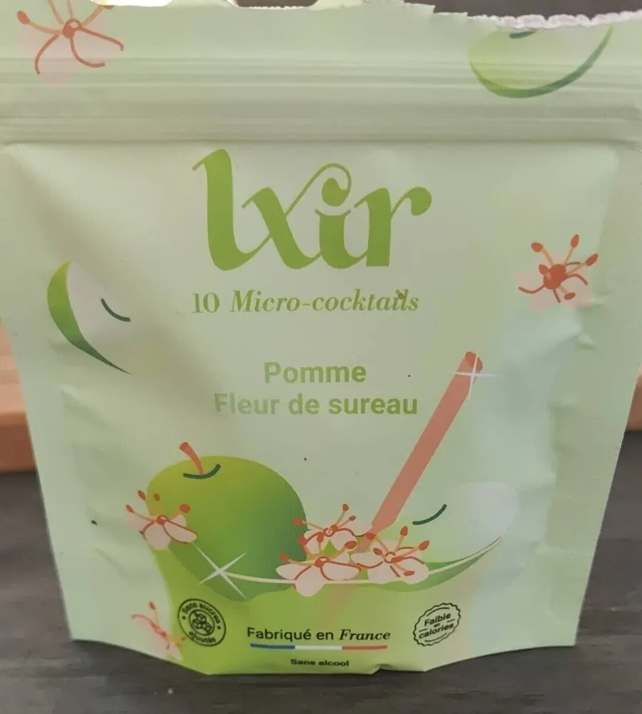 Micro cocktail pomme fleur de sureau