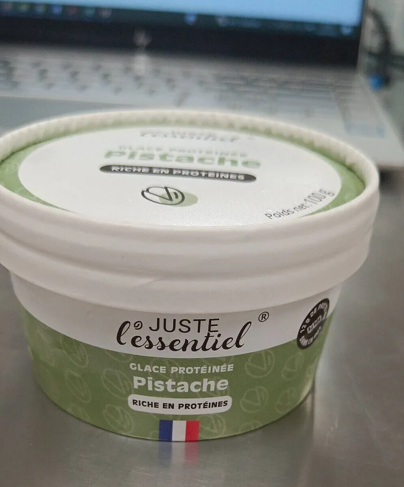 Glace protéinée pistache