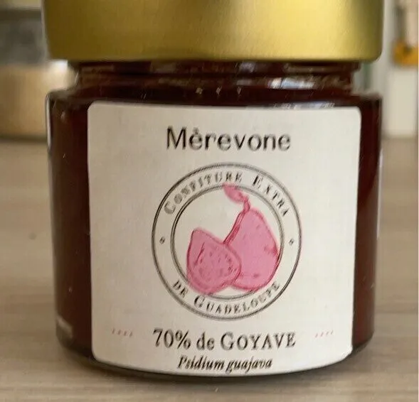 CONFITURE EXTRA DE GUADELOUPE 70% de GOYAVE Psidium guajava