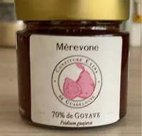 CONFITURE EXTRA DE GUADELOUPE 70% de GOYAVE Psidium guajava