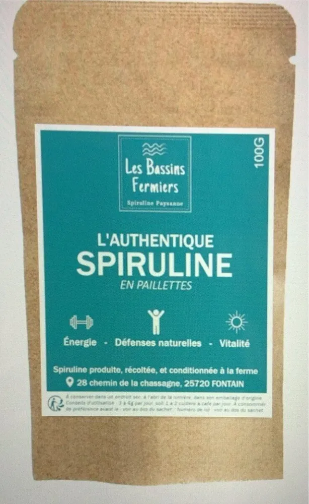 Spiruline en paillettes