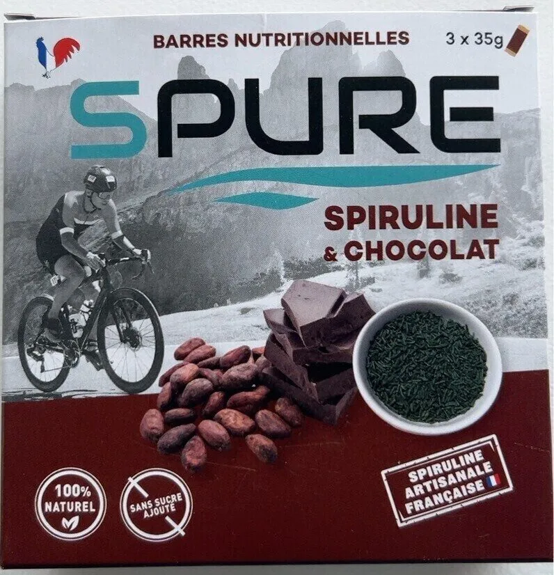Barres Nutritionnelles Spiruline & Chocolat