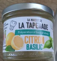 Tapenade citron basilic