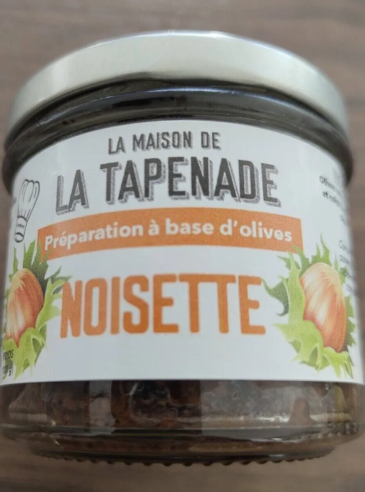 Préparation à base d'olives noisette