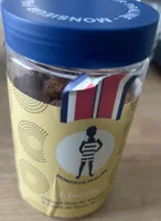 Praline, noix de macadamia, éclat, fève de cacao