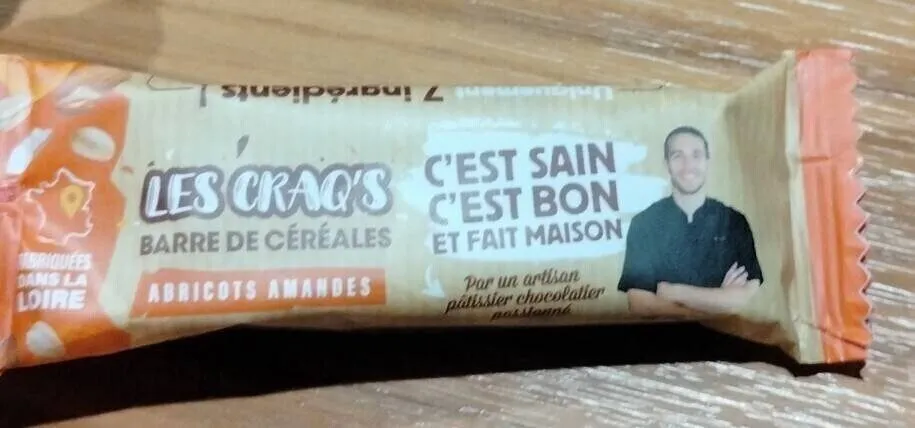 BARRE DE CÉRÉALES ABRICOTS AMANDES