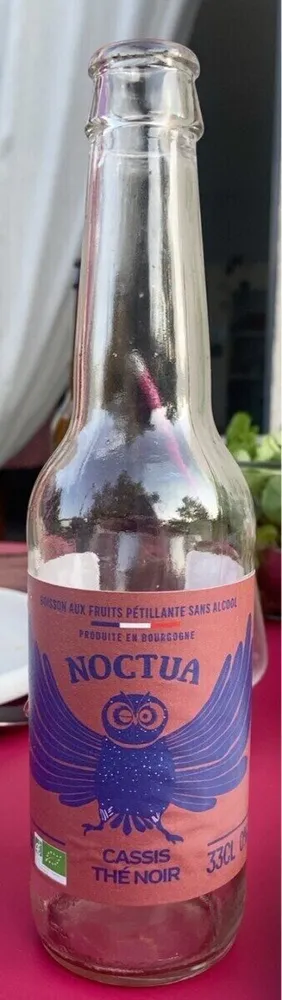 Boisson Fruits Petillante Sans Alcool Cassis The Noir