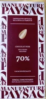 Chocolat noir inclusions amandes