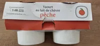 Yaourt au lait de chèvre pêche