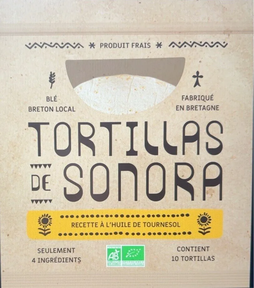 Tortillas de blé bio