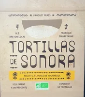 Tortillas de blé bio