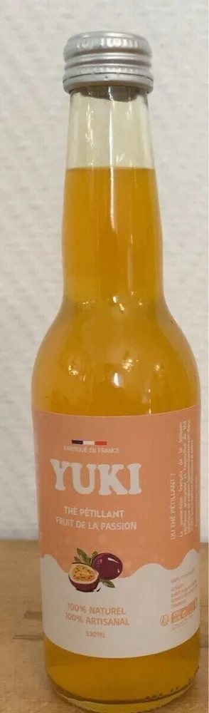 YUKI THÉ PÉTILLANT FRUIT DE LA PASSION
