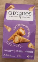 Q d'cônes chocolat blanc