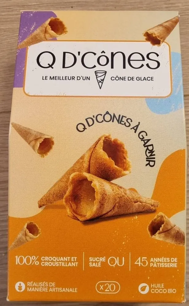 Q d'cônes à garnir