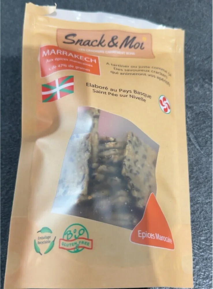 Crackers épices marocaines