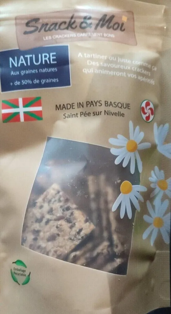 Crackers aux graines natures