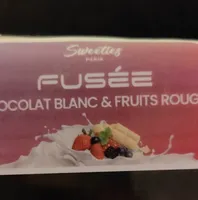 Fusée chocolat Blanc fruits rouges