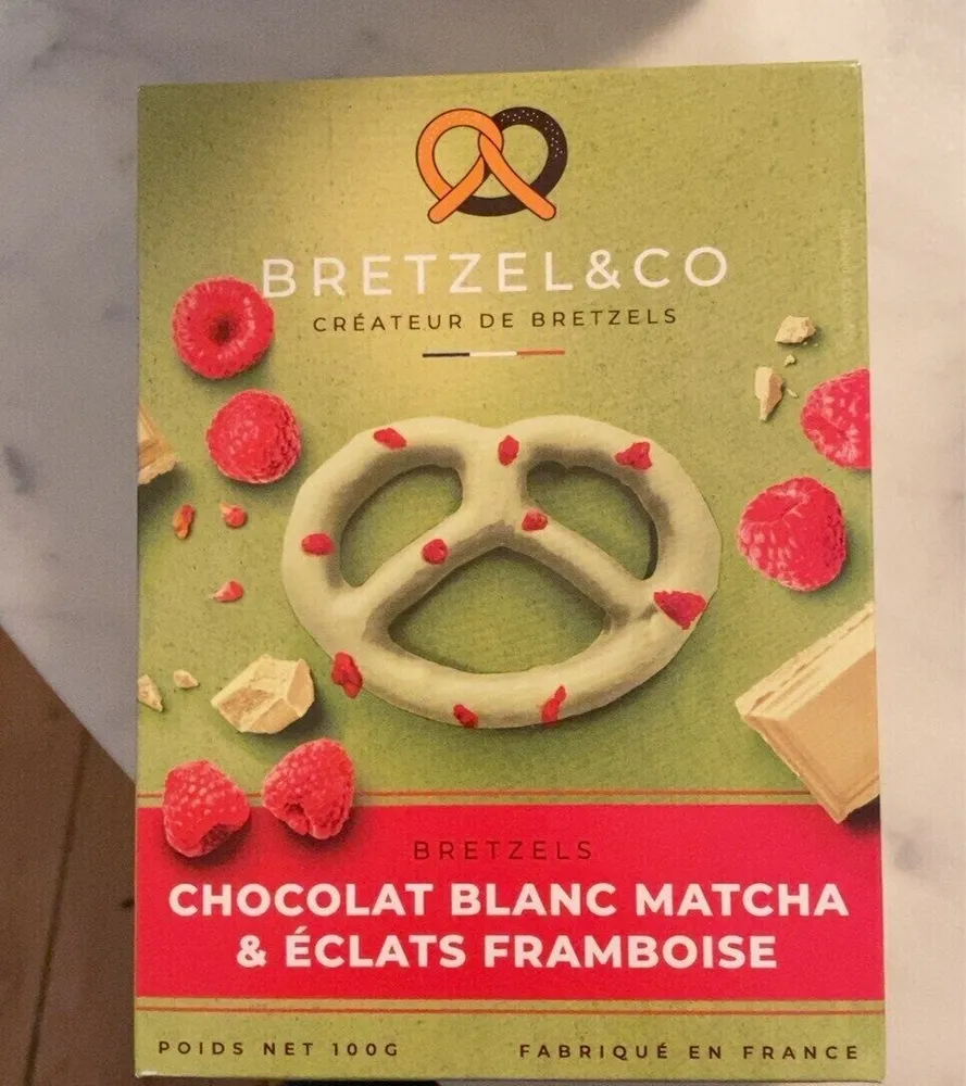 Chocolat Blanc Matcha & Eclats Framboise