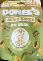 Minis cones dubai chocolate