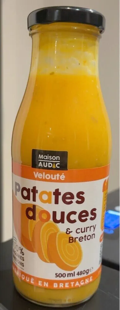 Velouté patates douces & curry breton