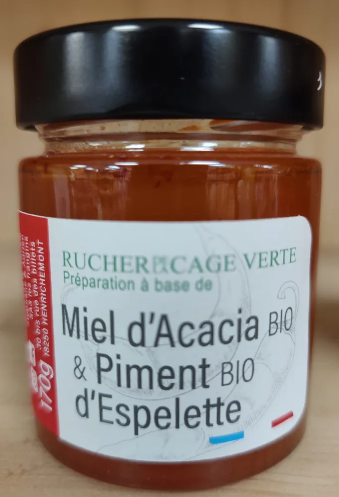 Miel d'acacia et Piment d'Espelette
