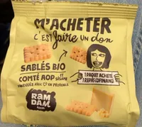 Sablés bio comté AOP et sésame