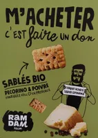 Sablés bio Pécorino Poivre
