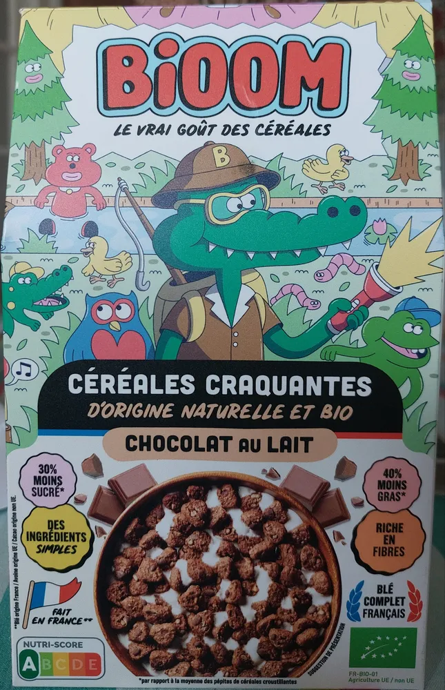 Cereales Craquantes Chocolat au lait