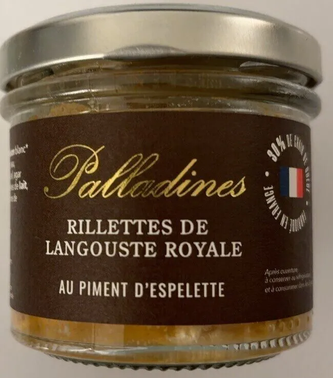 Rillettes de langouste royale au piment d’Espelette