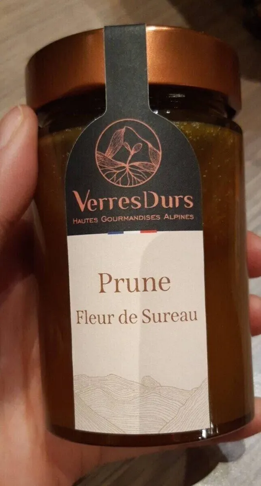 Confiture prune fleur de sureau