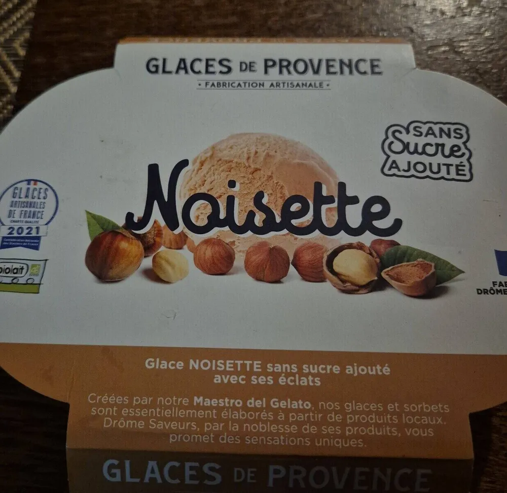 Glace noisette
