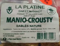 Manio-crousty sablés nature