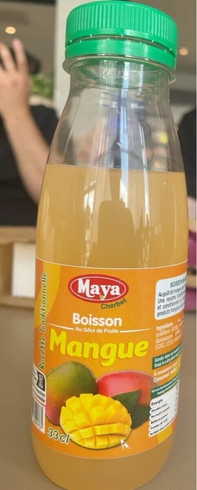 Boisson au gout de fruits mangue