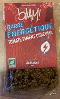 Barre énergetique bio - Tomate Piment Curcuma