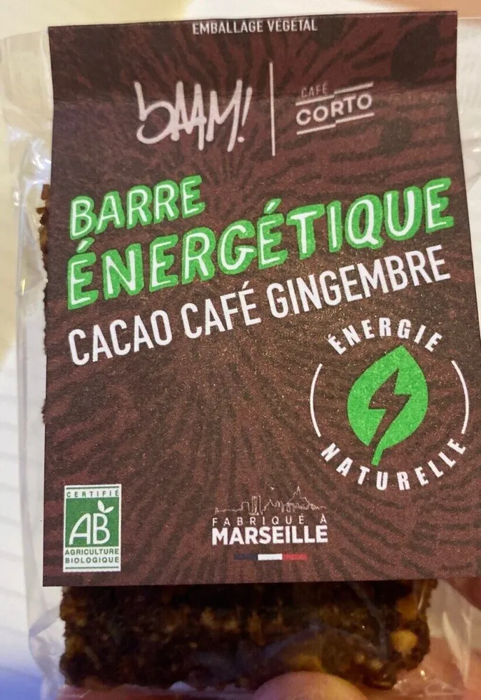 Barre Energetique Cacao Café