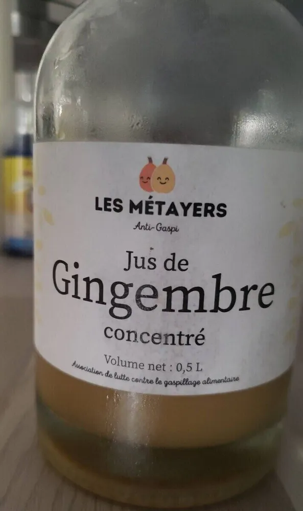 Jus de gingembre concentré