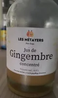 Jus de gingembre concentré