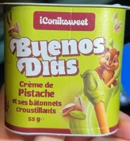 Buenos Dias Crème de Pistache et ses bâtonnets croustillants
