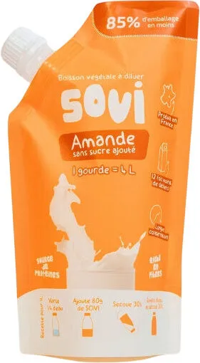 Boisson végétale à diluer Amande sans sucre ajouté